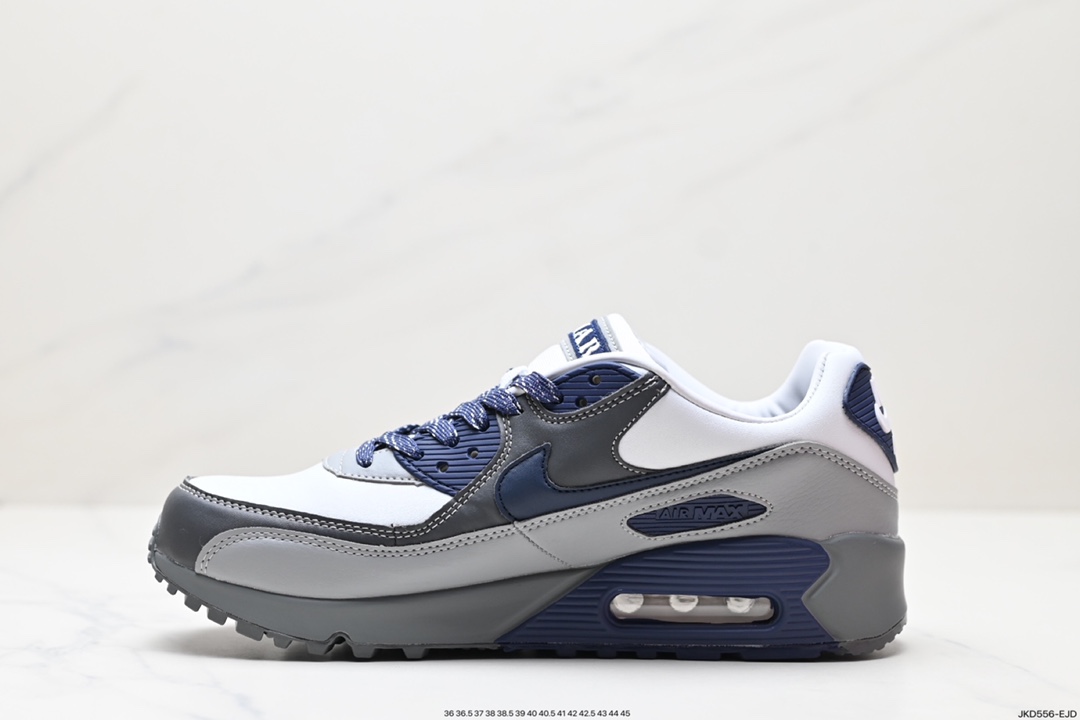 160 耐克Nike Air Max 90 经典复古小气垫缓震跑鞋 DQ8235-001