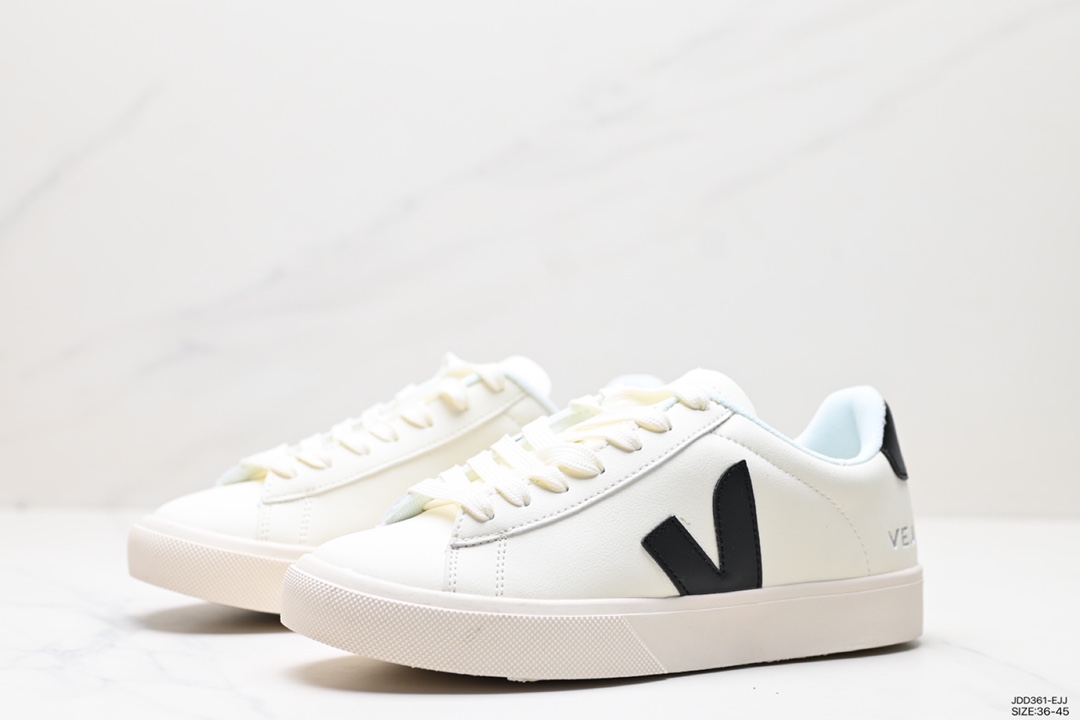 120 Ins爆款法国国民V字经典小白板鞋 Veja Leather Extra Sneakers 春季入夏简约百搭款