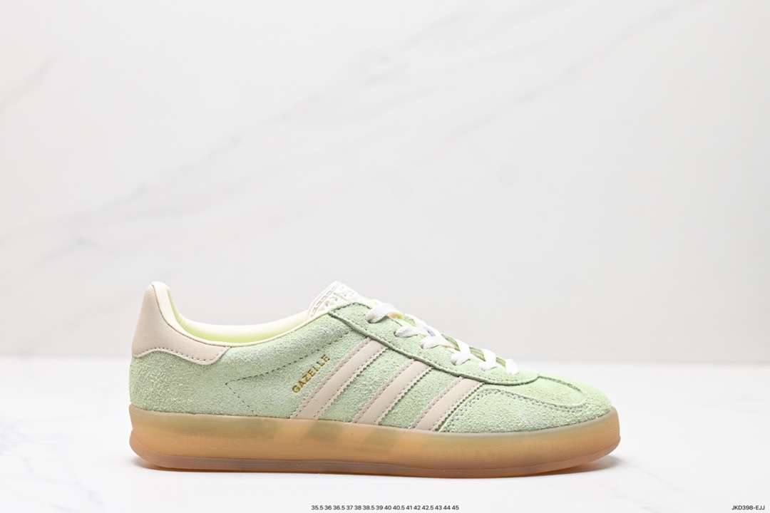 160 adlidas originals Gazelle Indoor ”棕白 IE2948