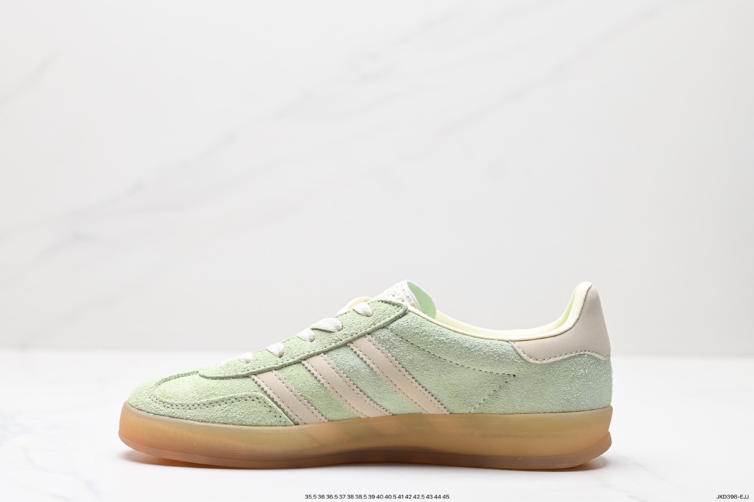 160 adlidas originals Gazelle Indoor ”棕白 IE2948