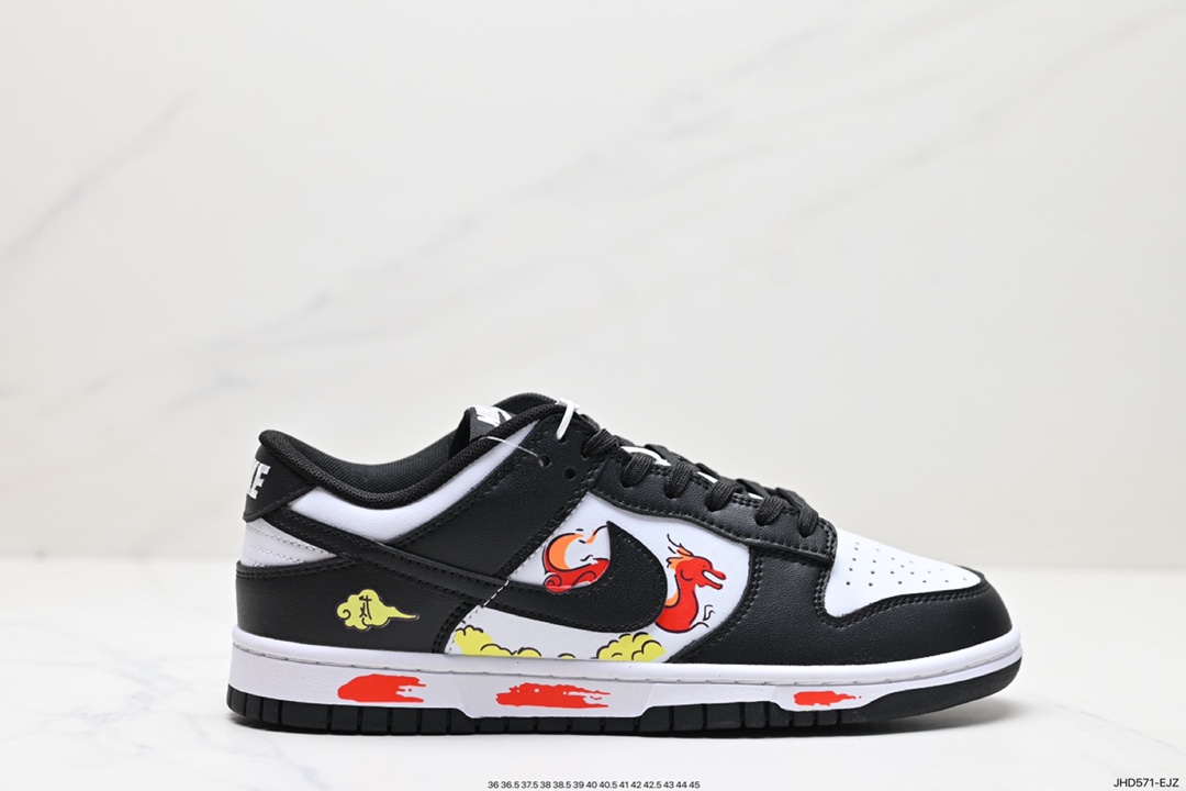 190 耐克NK Dunk Low Retro ”DIY高端定制“ 低帮休闲运动板鞋 DD1503-100