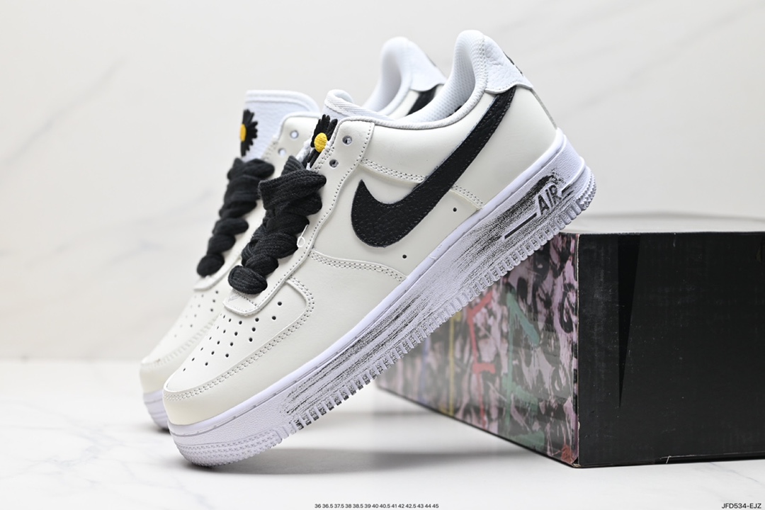 170 PEACEMINUSONE X Nike Air Force1”Para-Noise 2.0”黑白 DD3223-100