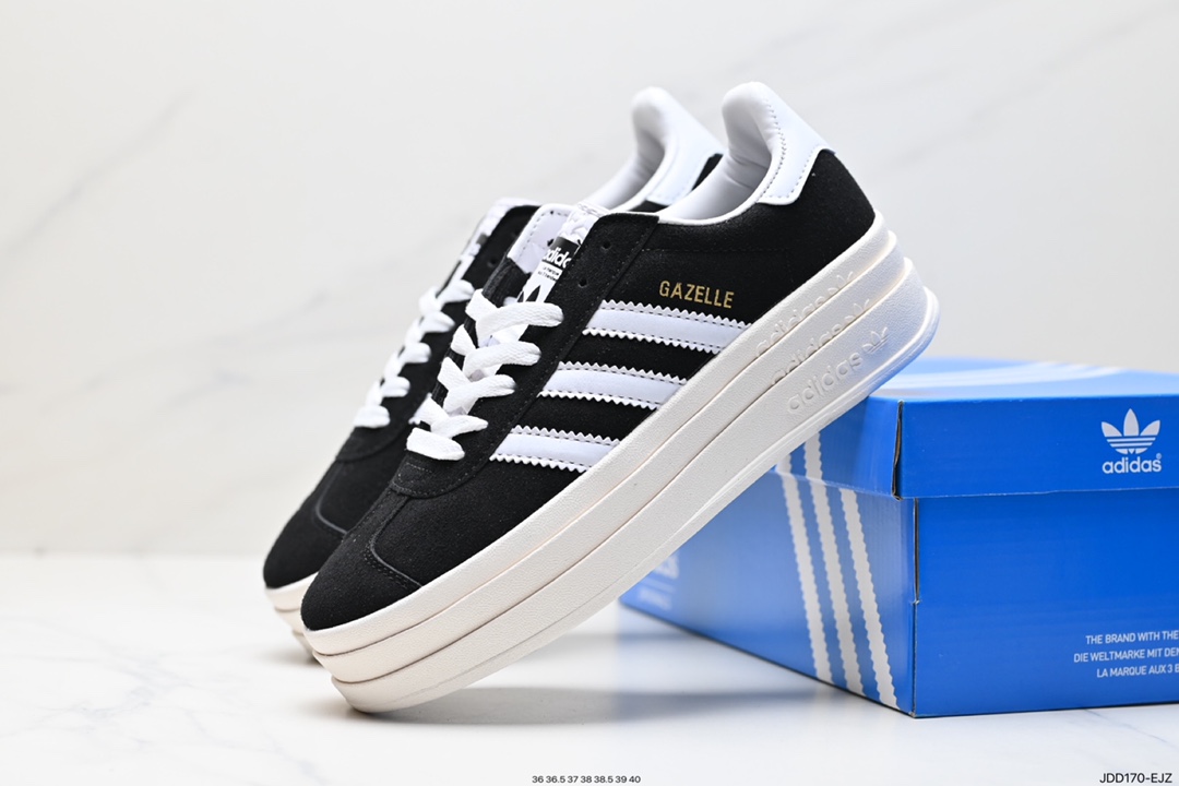 120 阿迪达斯Adidas Gazelle Bold w 低帮复古百搭休闲运动板鞋 HO6125