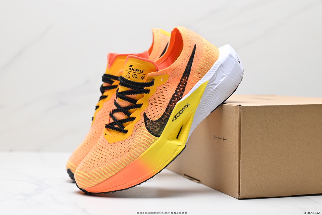 140 耐克NIKE ZoomX Vaporfly NEXT% 3 马拉松 泡棉超轻缓震运动慢跑鞋 DV4130-001