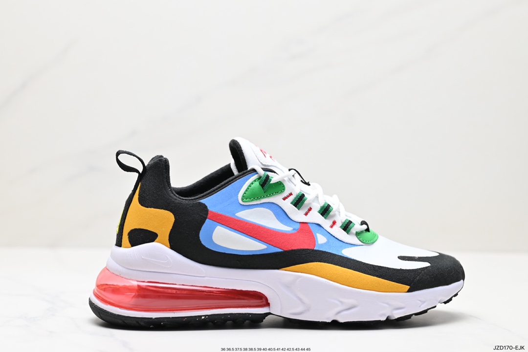 140 耐克Nike Air Max 270 React QP “White/Light Blue”270慢跑鞋 CI3866-004