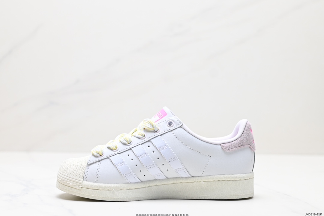 160 阿迪达斯Adidas三叶草 Originals Superstar”Sail/Green/Lace“贝壳头板鞋 IF1807