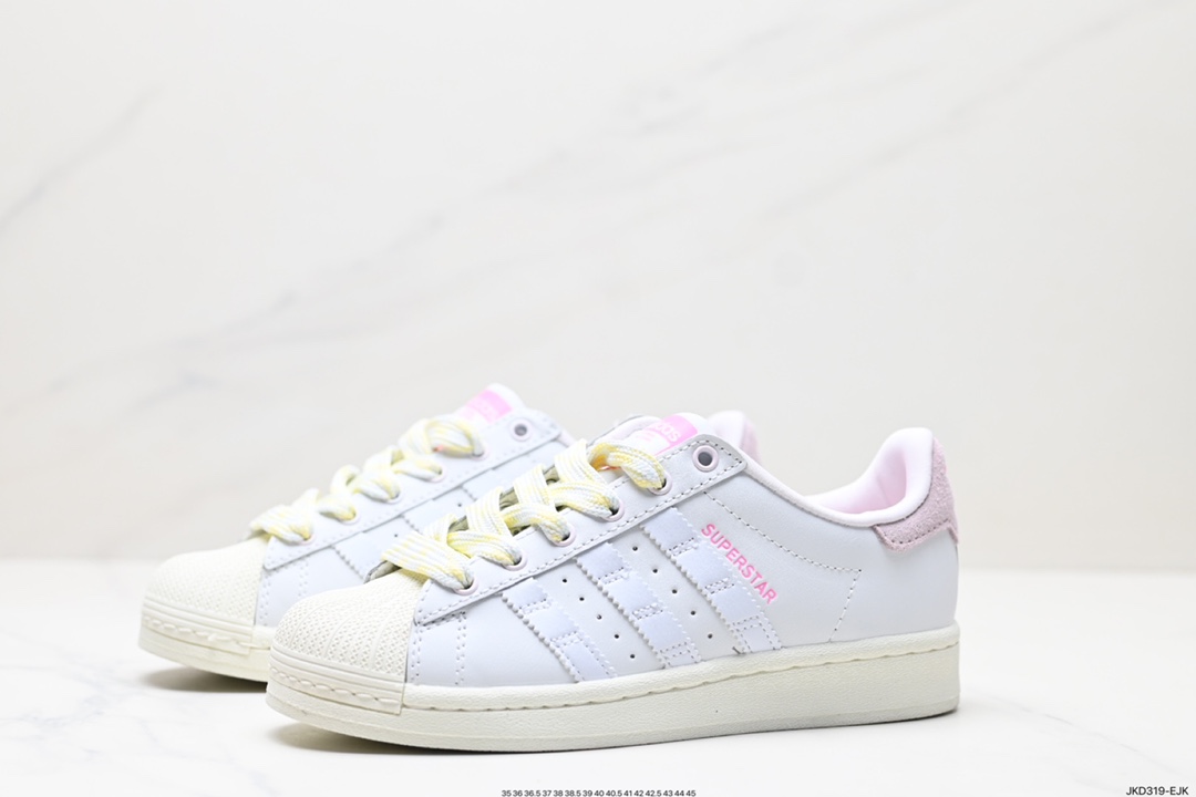 160 阿迪达斯Adidas三叶草 Originals Superstar”Sail/Green/Lace“贝壳头板鞋 IF1807