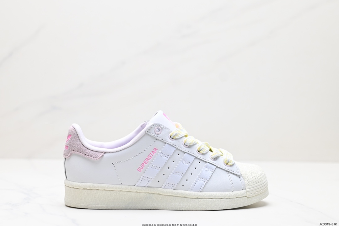 160 阿迪达斯Adidas三叶草 Originals Superstar”Sail/Green/Lace“贝壳头板鞋 IF1807