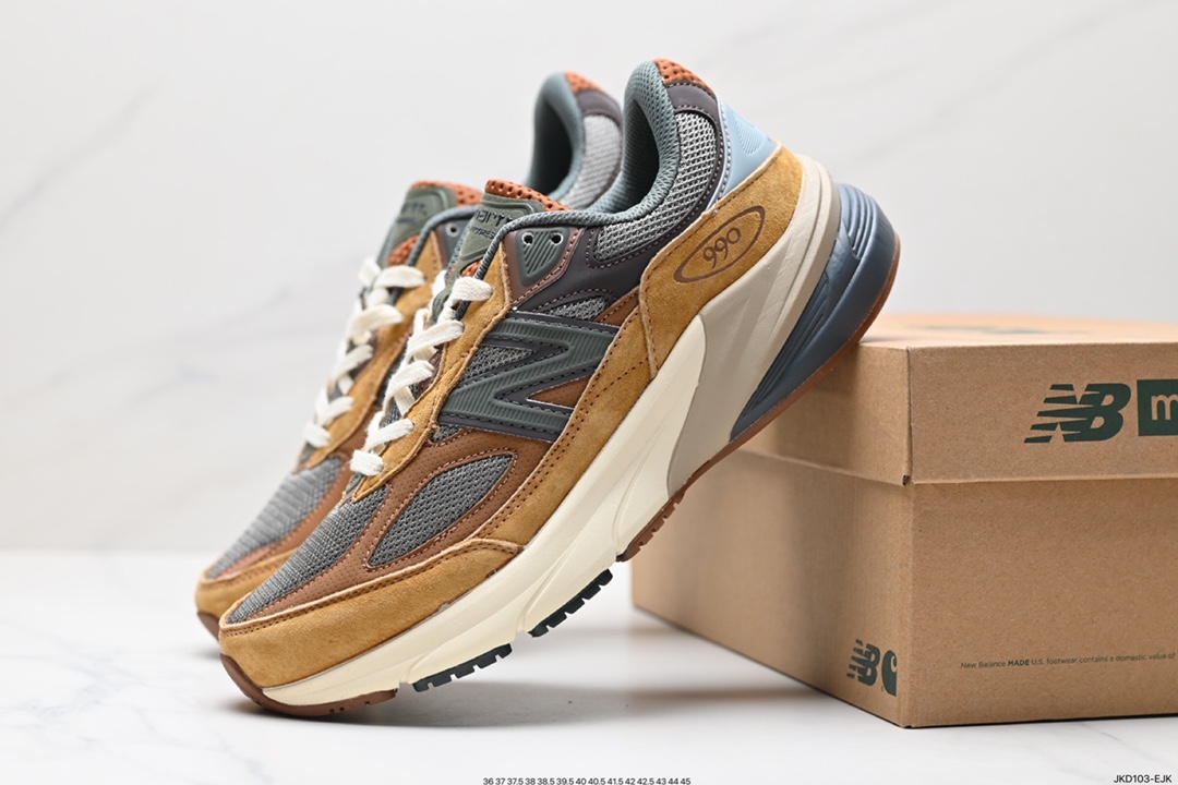 160 新百伦 New Balance M990代系列跑步鞋“自1982年问世的元祖级“老爹鞋”990系列  M990CH6