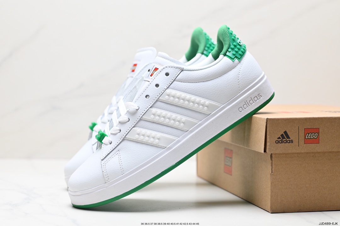 130 LEGOxADIDAS NEOGRAND COURT三叶草男女鞋板鞋  GW7179