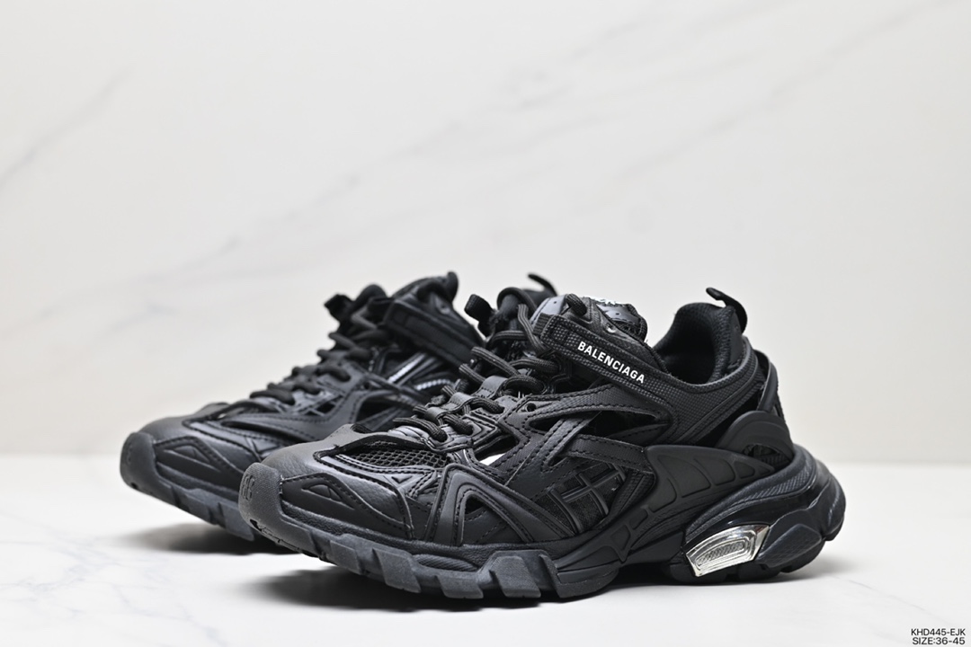 530 巴黎世家BALENCIAGA Track 2 Sneakers”Army Green/Black”轨道慢跑鞋