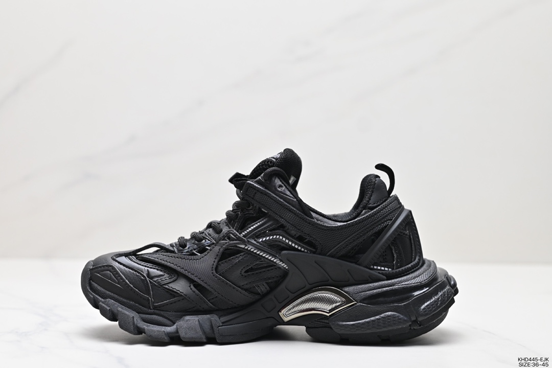 530 巴黎世家BALENCIAGA Track 2 Sneakers”Army Green/Black”轨道慢跑鞋