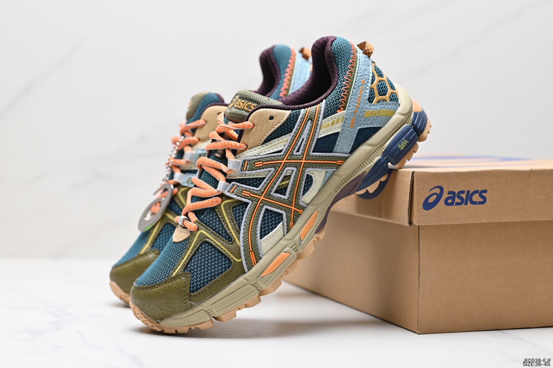 150 ASICS/亚瑟士 Tiger Gel-Kahana 8代户外越野休闲运动跑步鞋