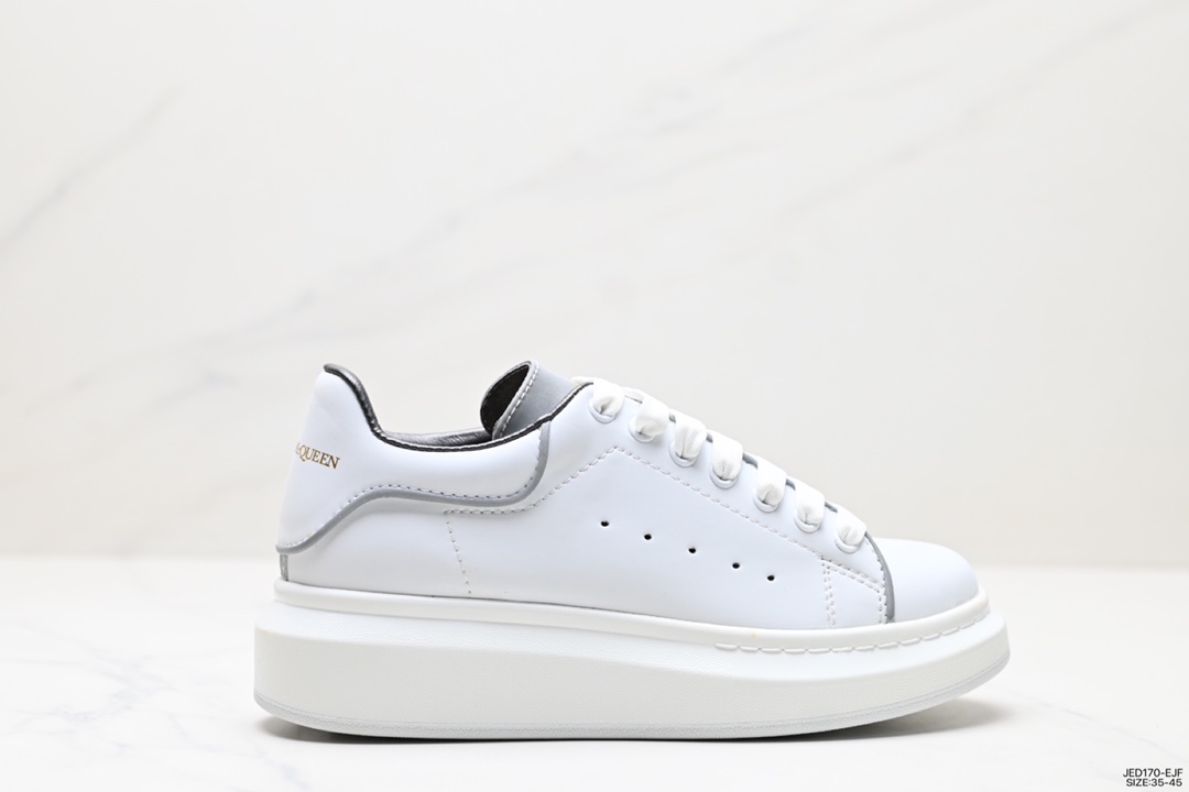 Alexander McQueen Skateboard Shoes Sneakers White Low Tops