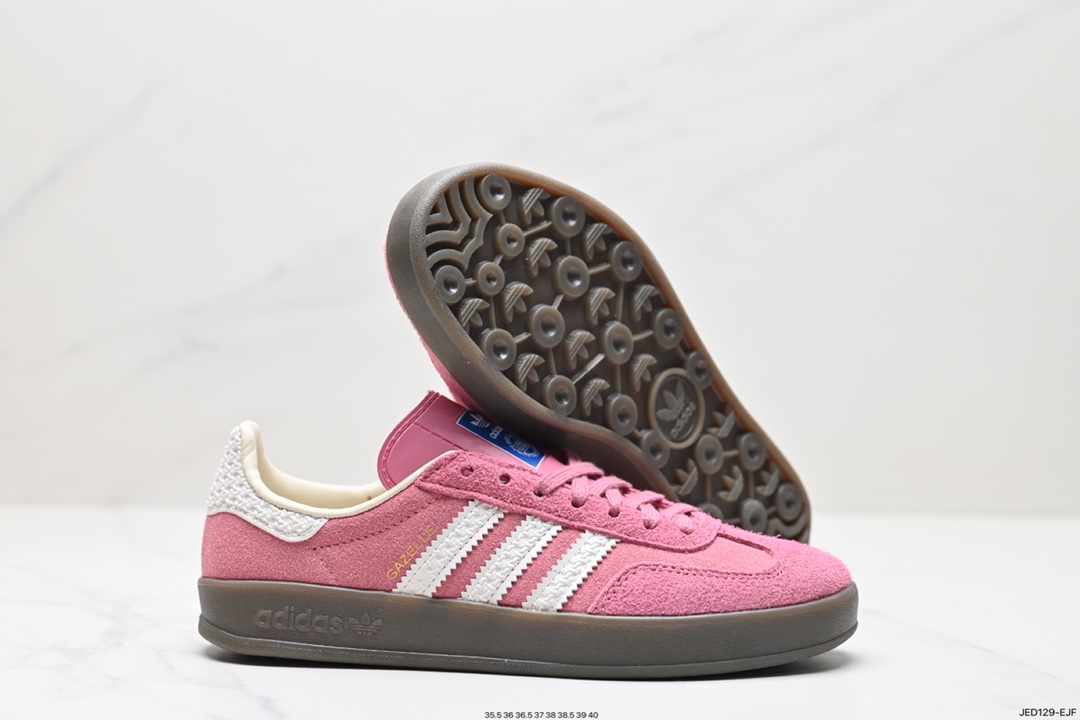 150 阿迪达斯Adidas Originals Gazelle Indoor 三叶草复古防滑耐磨低帮板鞋 HQ8717