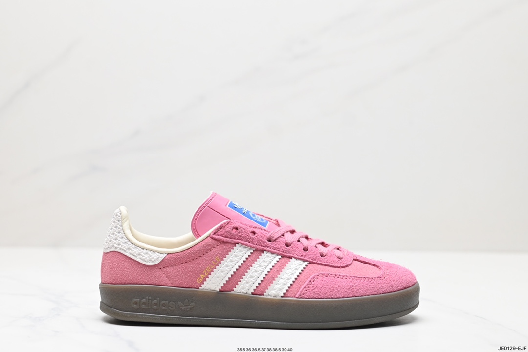 150 阿迪达斯Adidas Originals Gazelle Indoor 三叶草复古防滑耐磨低帮板鞋 HQ8717