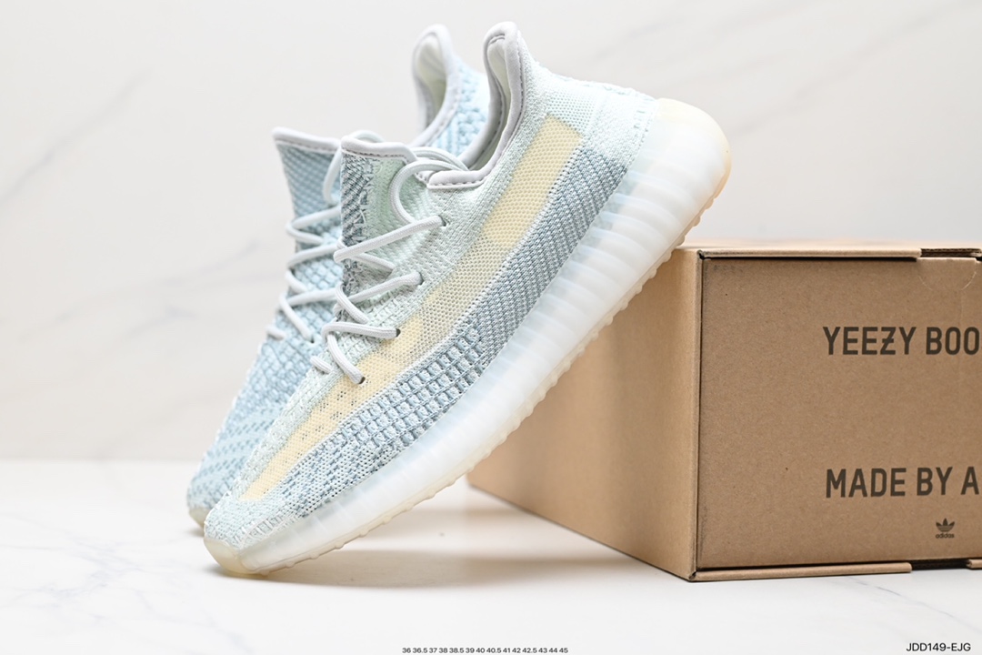 120 Kanye West x adidas Yeezy Boost 350 V2 爆米花中底休闲运动慢跑鞋  FV5578