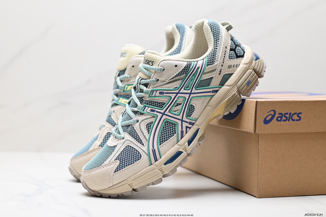 160 Asics Gel-Kahana 8 系列 浅灰 亚瑟士经典户外跑鞋 1011B109-400