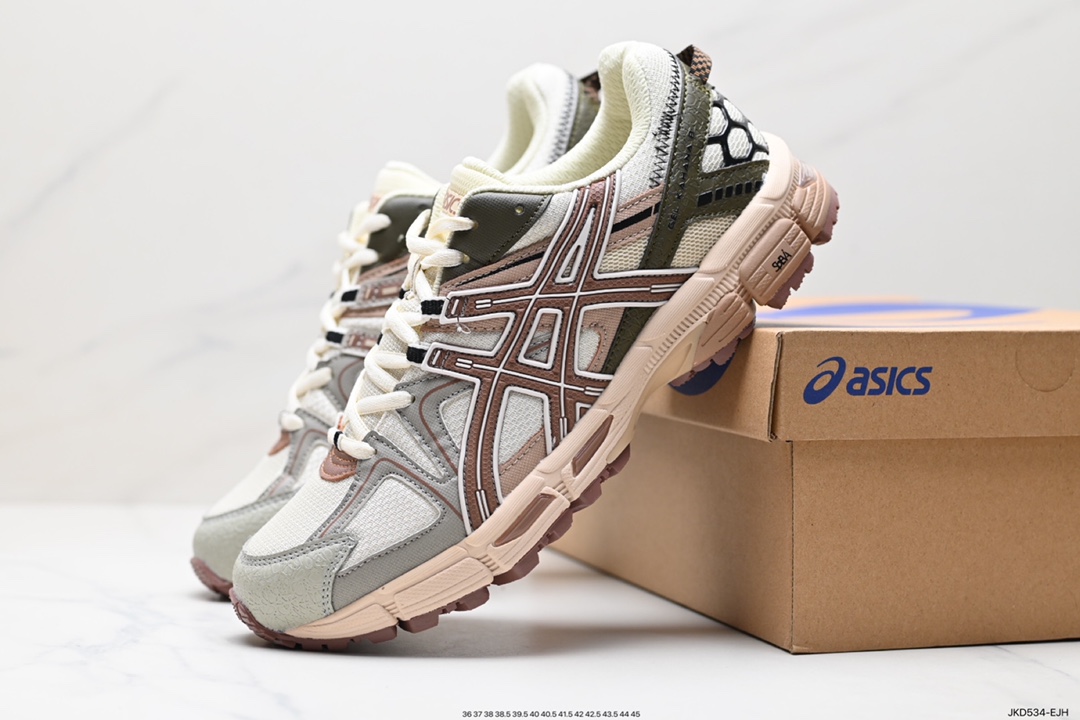 160 Asics Gel-Kahana 8 系列 浅灰 亚瑟士经典户外跑鞋 1011B109-400