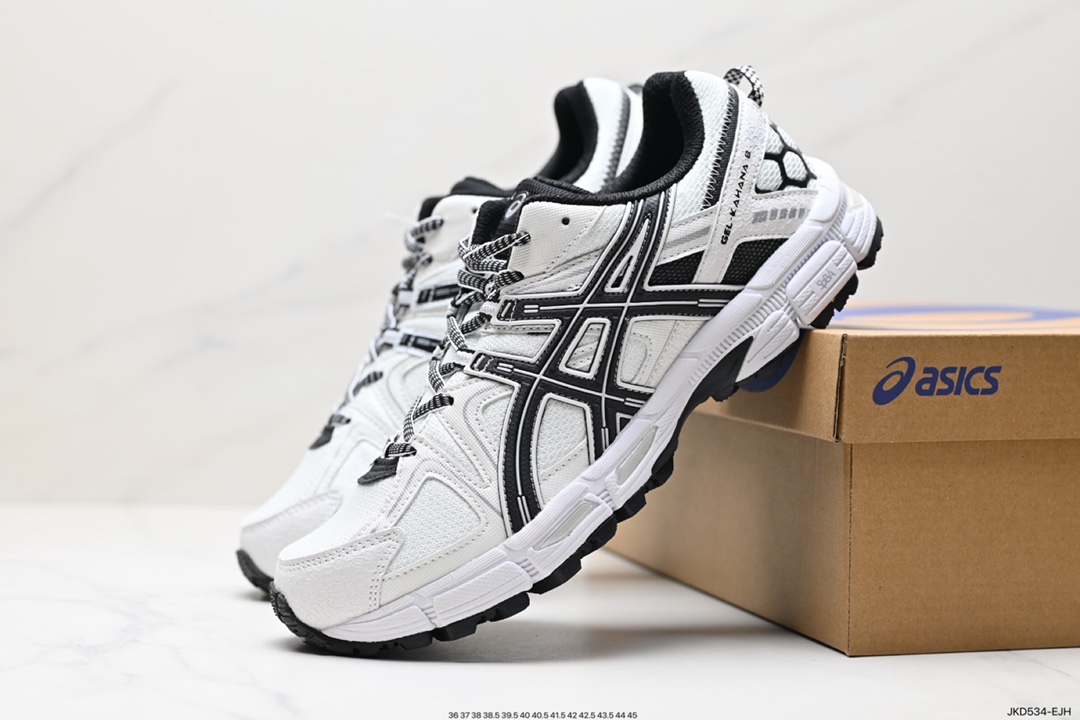 160 Asics Gel-Kahana 8 系列 浅灰 亚瑟士经典户外跑鞋 1011B109-400