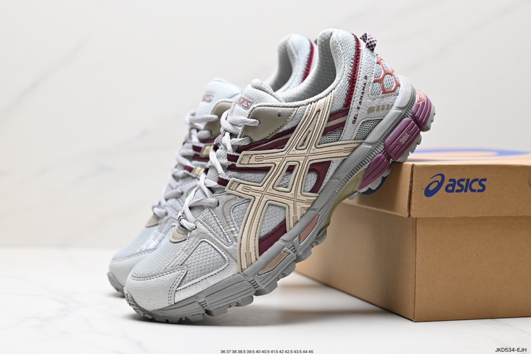 160 Asics Gel-Kahana 8 系列 浅灰 亚瑟士经典户外跑鞋 1011B109-400