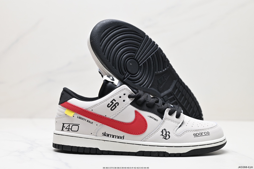 160 耐克Nike SB Dunk Low 扣篮系列 复古低帮休闲运动滑板板鞋 FL9188-100