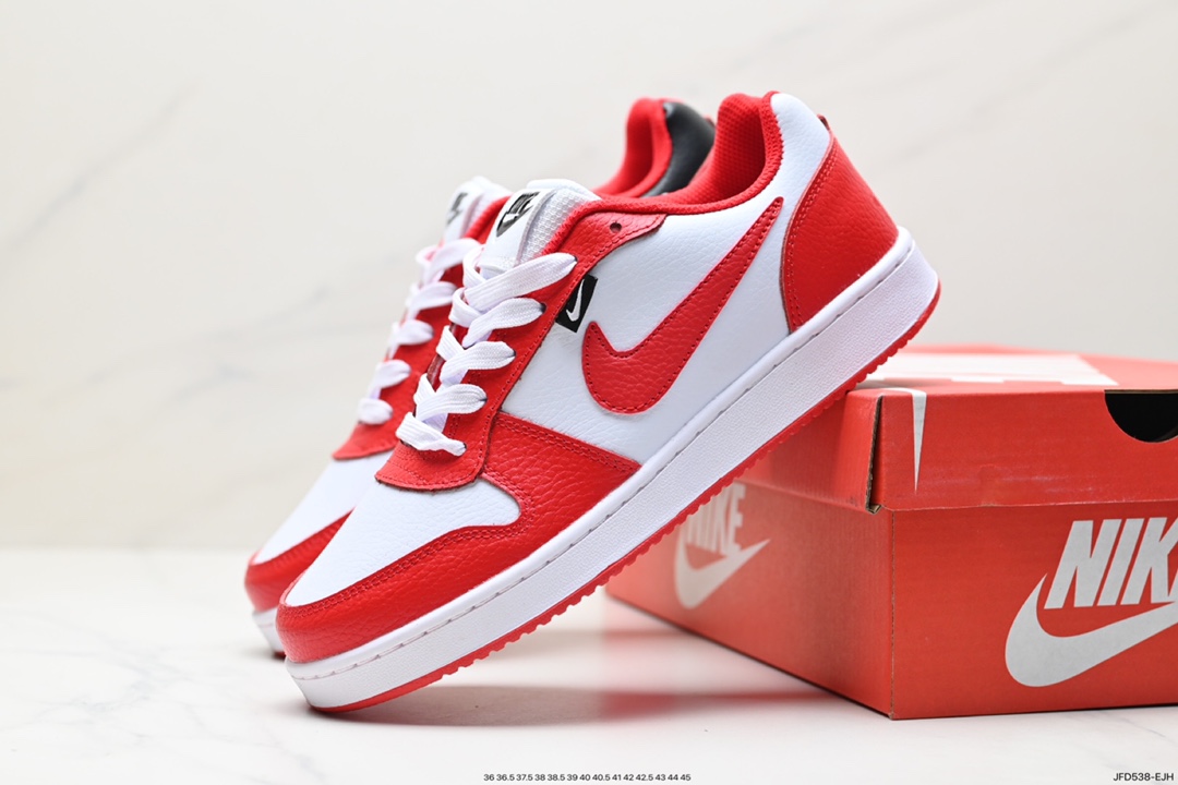 170 耐克Nike Ebernon Low PRM 红白复古低帮休闲板鞋 AQ1774-101