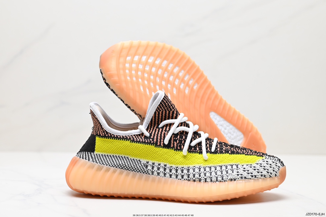 140 真爆Adidas 椰子350 yeezy 350 V2  Kanye West x adidas Yeezy Boost 350 V2 爆米花中底休闲运动慢跑鞋  LR7303