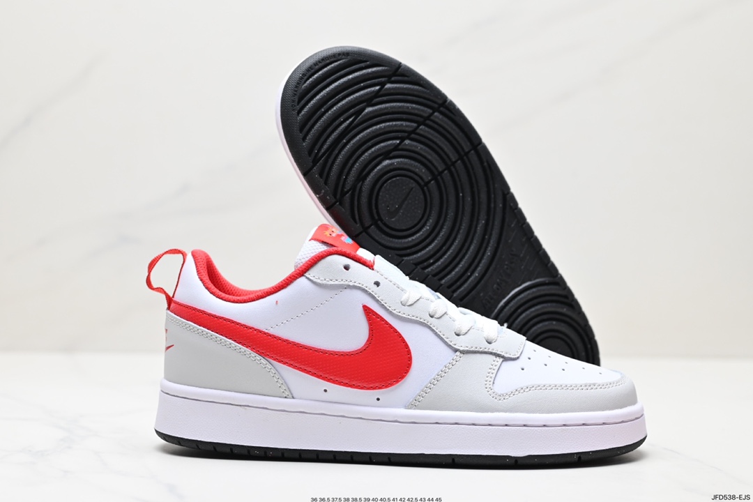 170 耐克Nike Ebernon Low PRM 红白复古低帮休闲板鞋 FZ5525-161