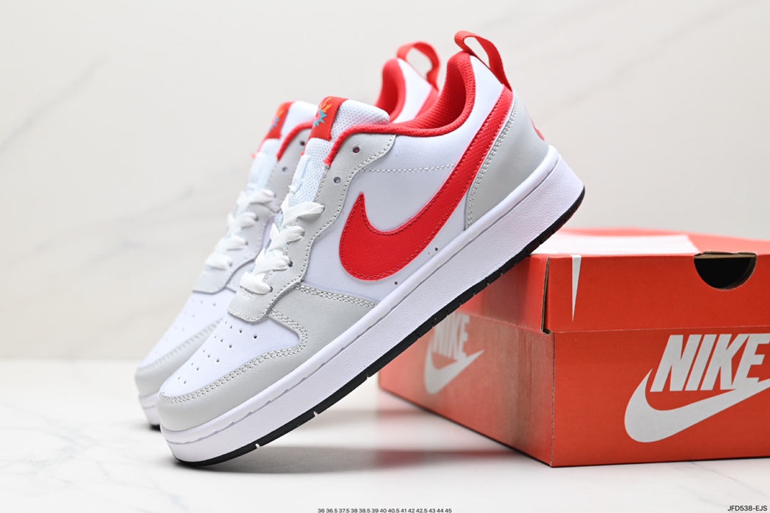 170 耐克Nike Ebernon Low PRM 红白复古低帮休闲板鞋 FZ5525-161