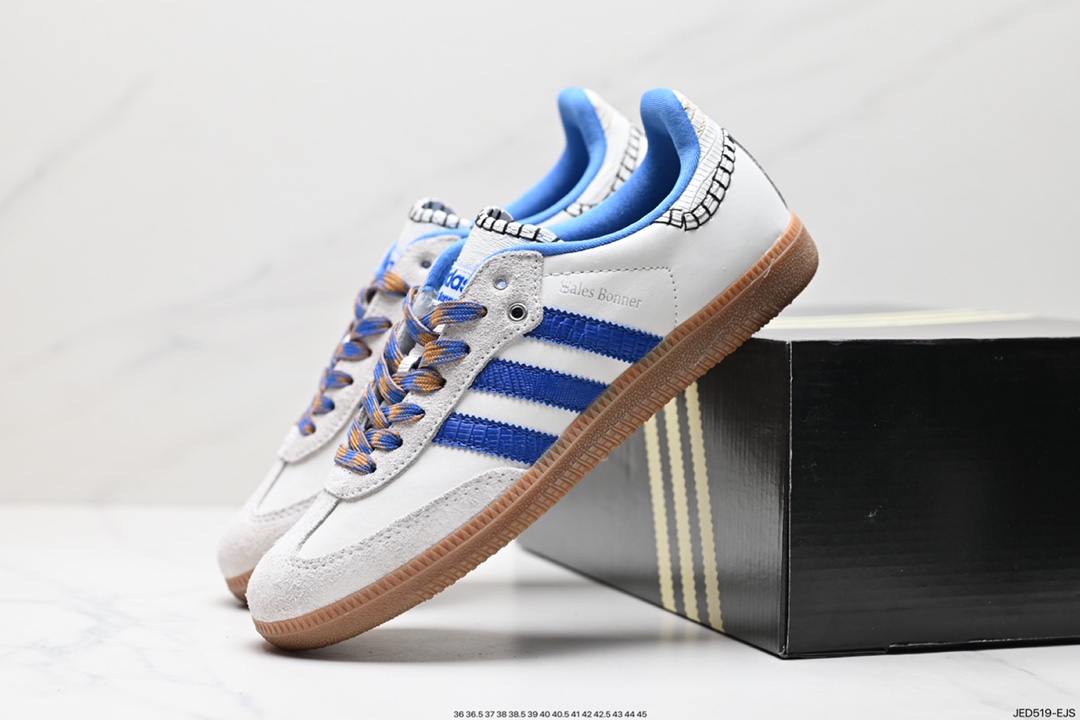 150 阿迪达斯三叶草Adidas Originals Samba Vegan OG”SPD”桑巴舞板鞋 HQ6075