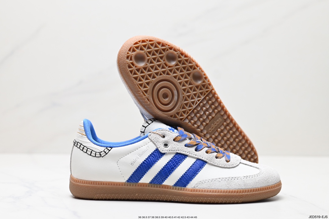 150 阿迪达斯三叶草Adidas Originals Samba Vegan OG”SPD”桑巴舞板鞋 HQ6075