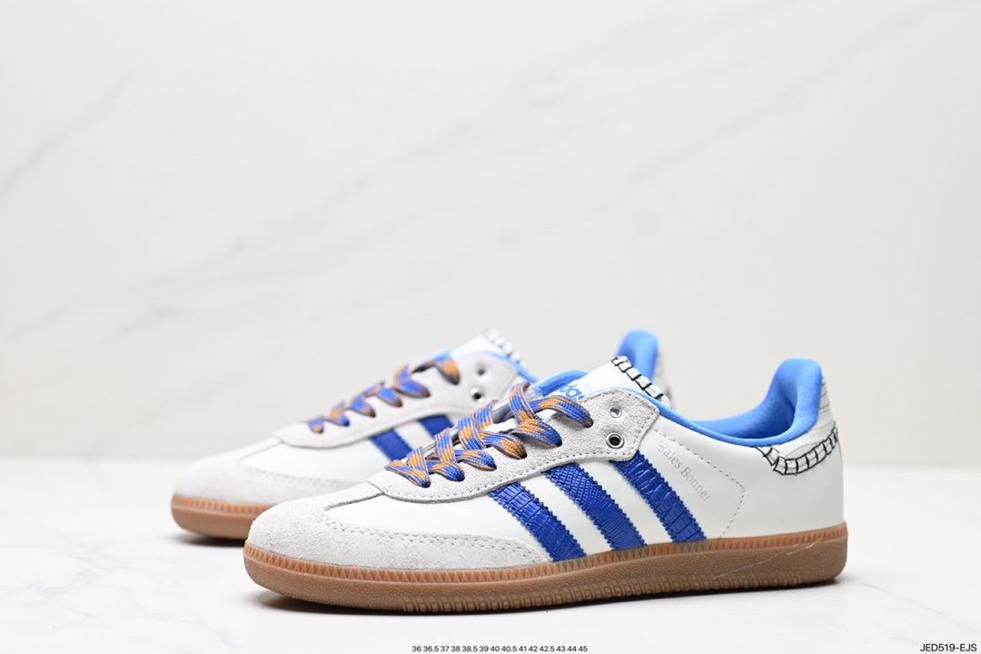 150 阿迪达斯三叶草Adidas Originals Samba Vegan OG”SPD”桑巴舞板鞋 HQ6075