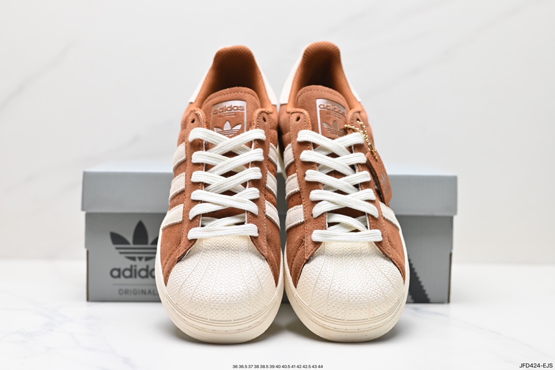 170 阿迪达斯Adidas三叶草 Originals Superstar”Sail/Green/Lace“贝壳头板鞋 IG3048