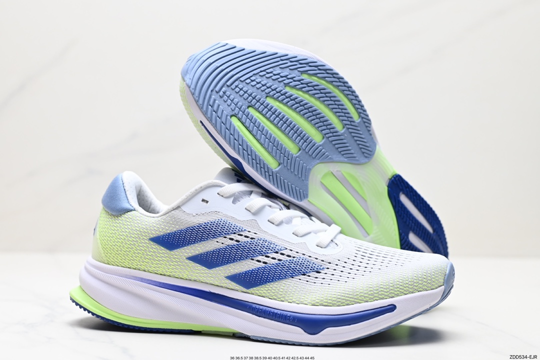 230 阿迪达斯Adidas SUPERNOVA Rise M减震回弹爆米花透气休闲跑步鞋  IE3015