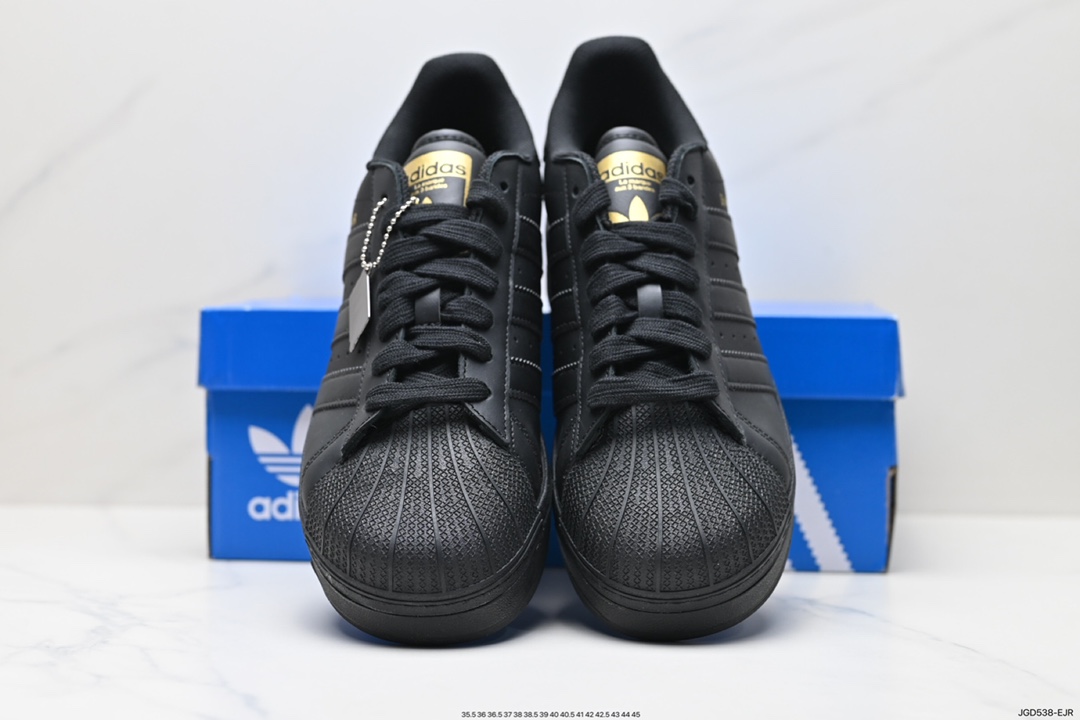 180 厚底贝壳头阿迪达斯Adidas三叶草 Originals Superstar Pride RM贝壳头系列低帮经典百搭休闲运动板鞋 ID4656