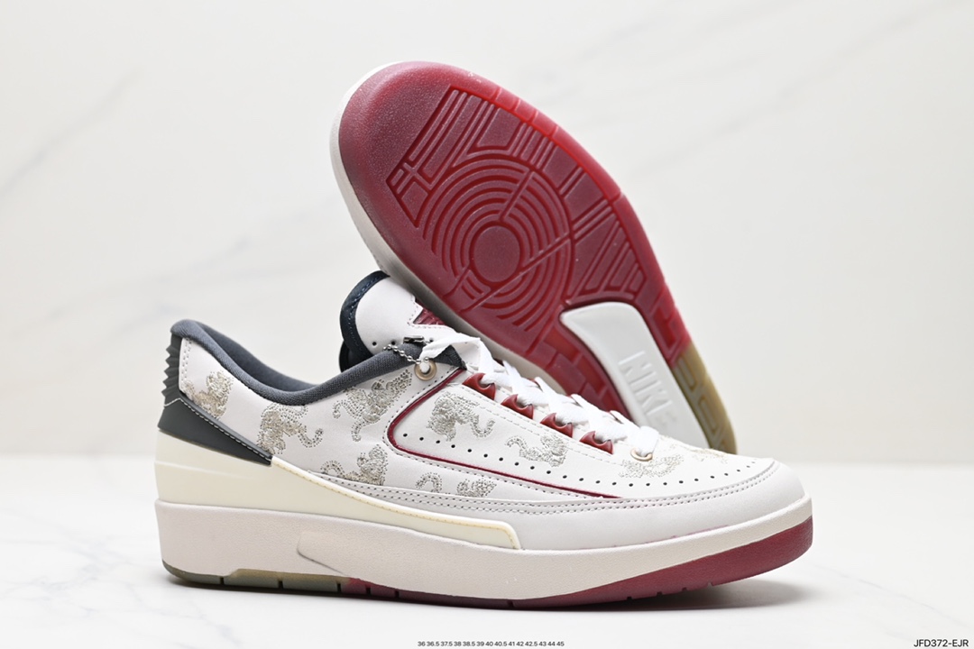 170 shelflife x Jordan Air Jordan 2 retro low潮流复古篮球鞋 FJ3468-100