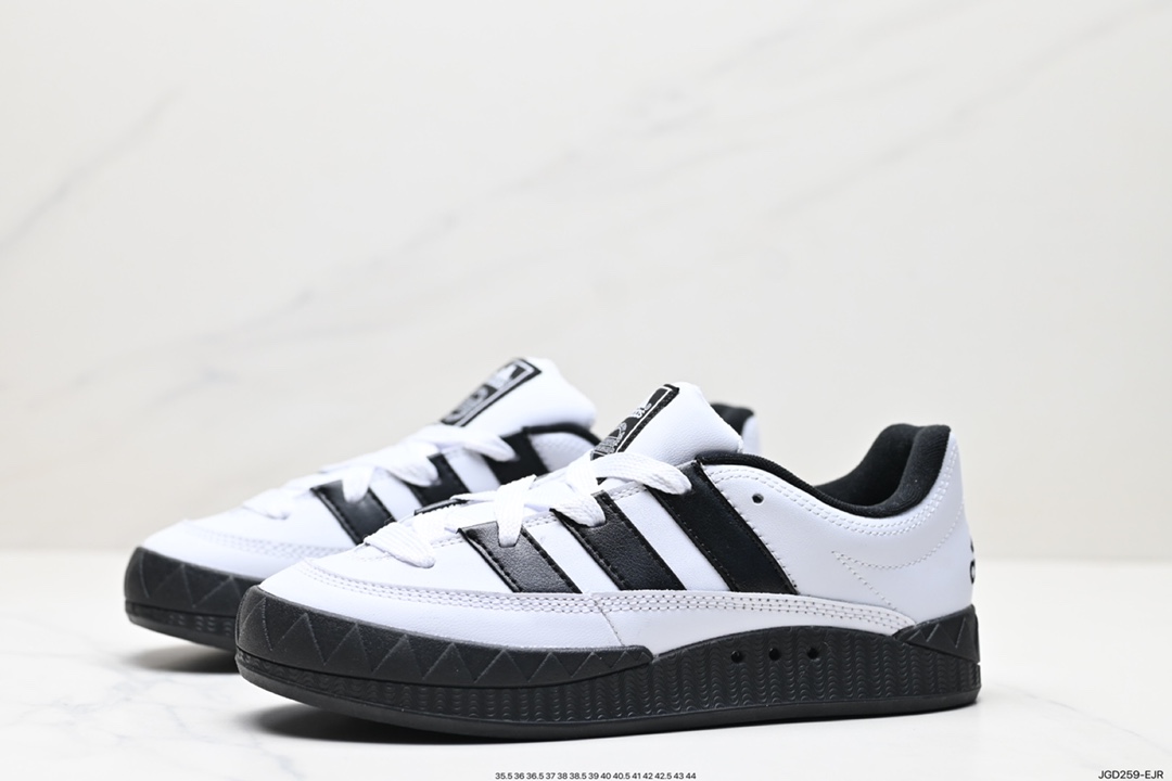 180 Adidas Adimatic Low 马蒂奇系列低帮 复古鲨鱼面包鞋运动休闲滑板板鞋 ID7717