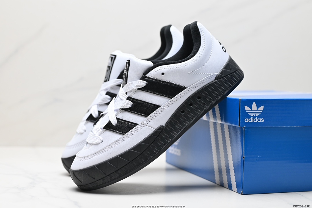 180 Adidas Adimatic Low 马蒂奇系列低帮 复古鲨鱼面包鞋运动休闲滑板板鞋 ID7717