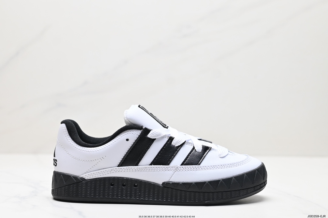 180 Adidas Adimatic Low 马蒂奇系列低帮 复古鲨鱼面包鞋运动休闲滑板板鞋 ID7717