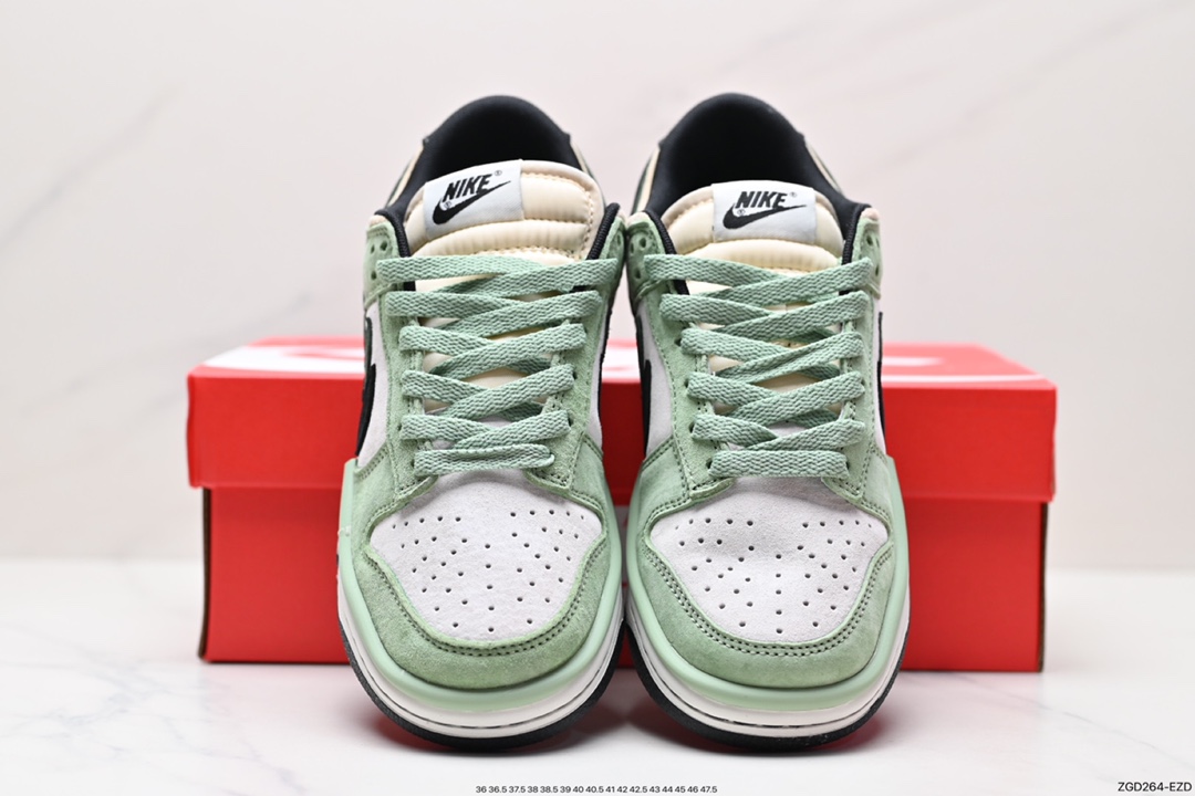 290 fragment design x Travis Scott x Nike Air Jordan 1 Low OG SP”Black/Green Toe“AJ1乔丹一代篮球鞋 DZ2794-768