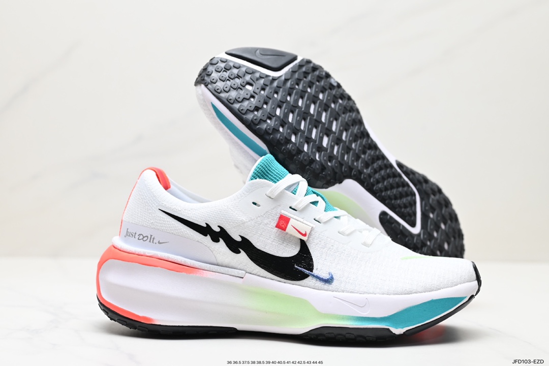 170 耐克NIKE ZOOMX INVINCIBLE RUN FK3 短跑马拉松系带系列轻量休闲运动慢跑鞋 FZ5056-103