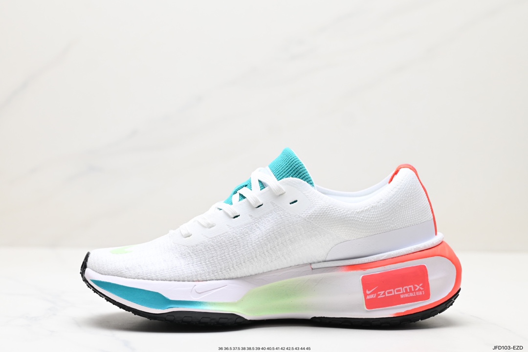 170 耐克NIKE ZOOMX INVINCIBLE RUN FK3 短跑马拉松系带系列轻量休闲运动慢跑鞋 FZ5056-103