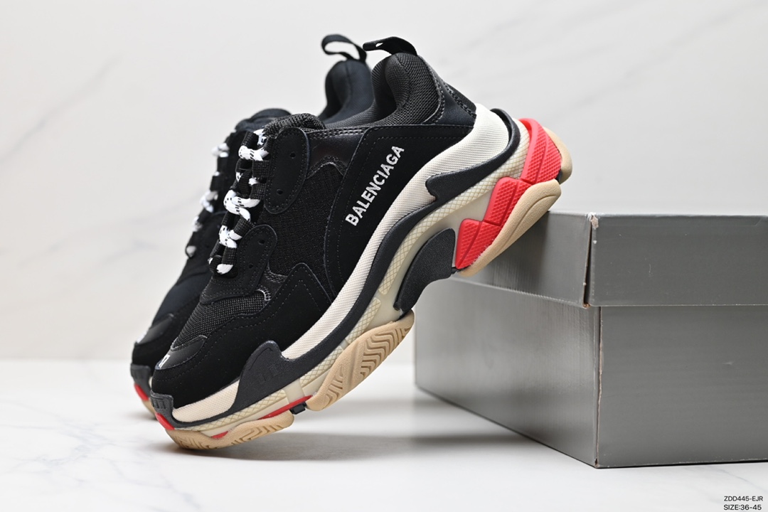 230 巴黎世家老爹鞋 解构主义完美诠释潮流新时尚Balenciaga Triple-S Sneaker 时装复古厚底