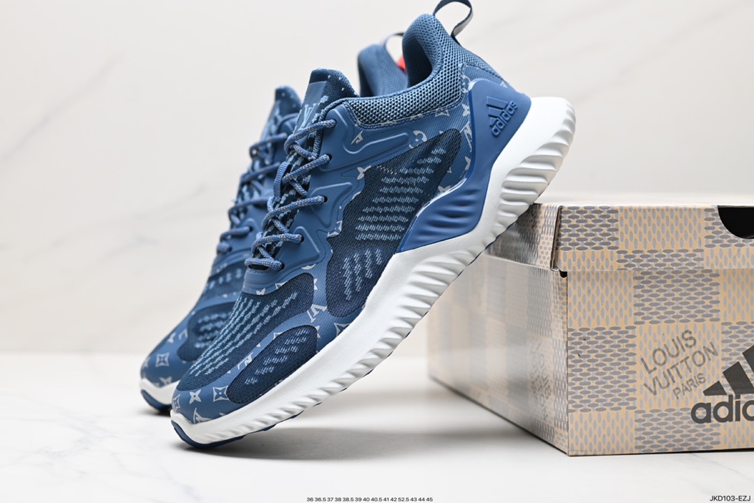 160 阿迪 Lv AlphaBounce  Beyond m阿尔法 网面休闲跑步鞋 B43686