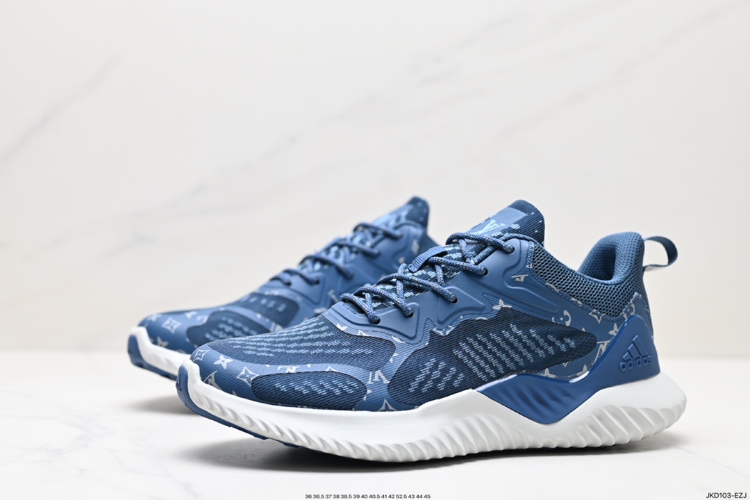 160 阿迪 Lv AlphaBounce  Beyond m阿尔法 网面休闲跑步鞋 B43686