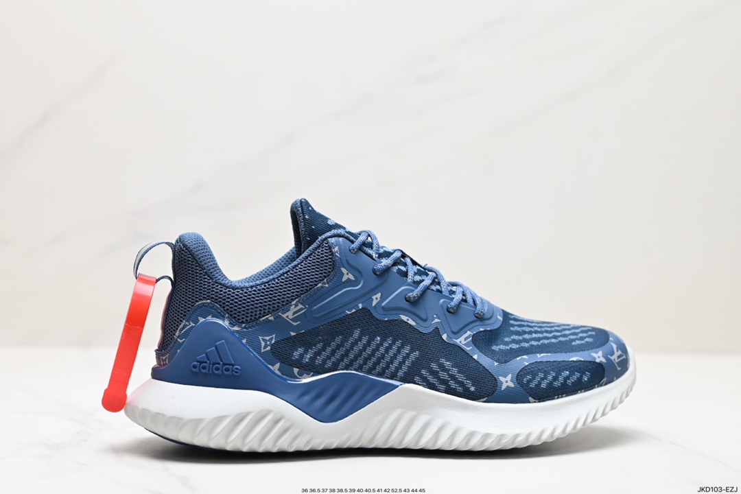 160 阿迪 Lv AlphaBounce  Beyond m阿尔法 网面休闲跑步鞋 B43686