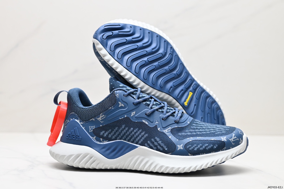 160 阿迪 Lv AlphaBounce  Beyond m阿尔法 网面休闲跑步鞋 B43686