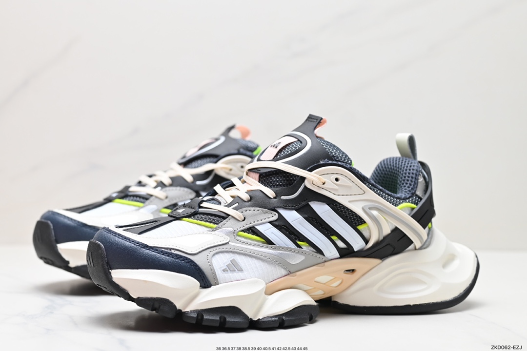 270 阿迪达斯Adidas XLG RUNNER DELUXE 系列低帮老爹风增高慢跑鞋 IH7796