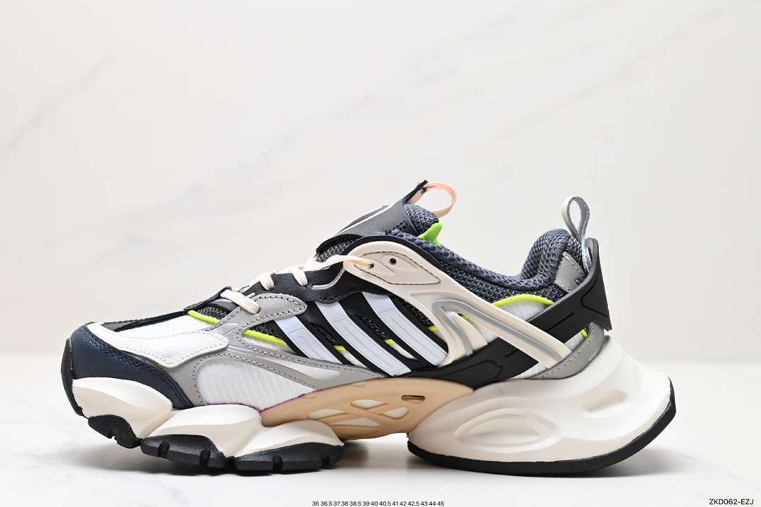 270 阿迪达斯Adidas XLG RUNNER DELUXE 系列低帮老爹风增高慢跑鞋 IH7796